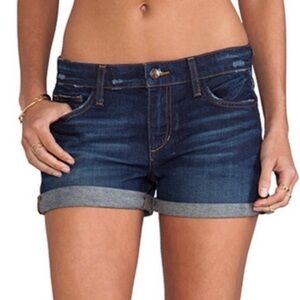 Joe's Jeans Darla Medium Wash Denim Rolled Jean Shorts Size 30